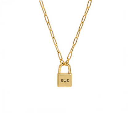 Naszyjnik z Personalizowaną Kłódką